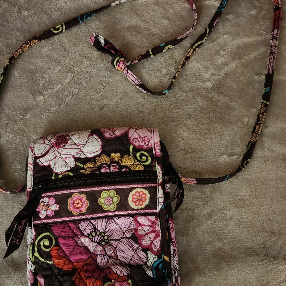 Vera Bradley Pink Floral Crossbody Bag